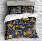 Truck Printed Duvet Cover Set - Print 3