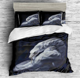 Python Snake Themed Bedding Python Tropical and Rainforest Duvet Cover Set - Print 3