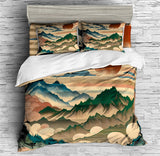 Forests Clouds and Mist Duvet Cover Set - Print 2