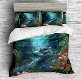 Python Snake Themed Bedding Python Tropical and Rainforest Duvet Cover Set - Print 2
