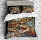 Crocodile Duvet Cover Set - Print 2